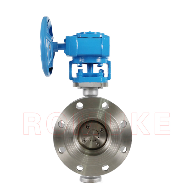 high temperature flanged butterfly valve for sale